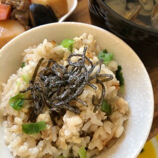 鶏ひき肉の炊き込みごはん